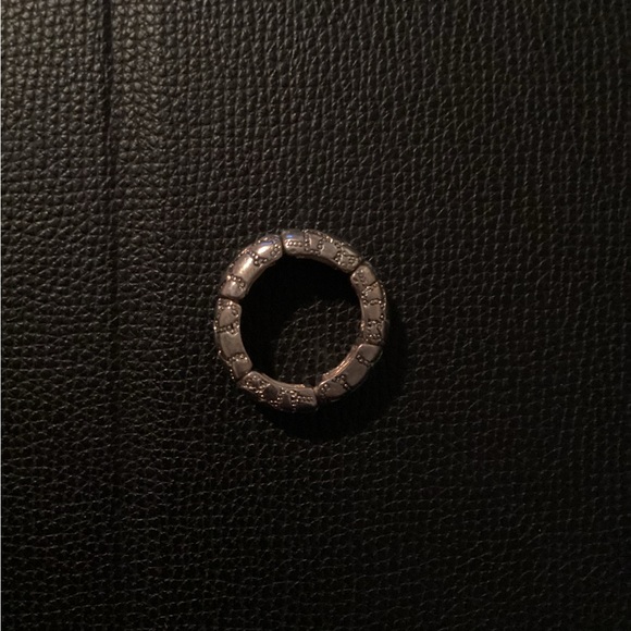 Silver Patterned Ring - Picture 3 of 3